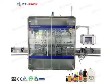 Soy Sauce/ Vinegar Low Viscous Liquid Filling Machine