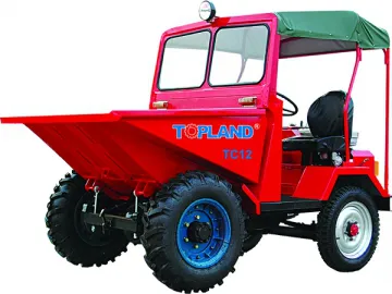 TC12 Heavy Duty Tilting Cart / Site Dumper