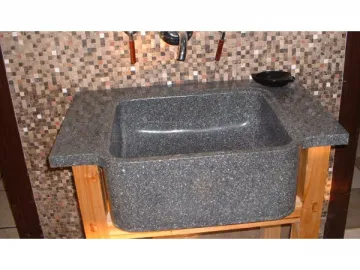 Sesame Black Granite Kitchen Sink 