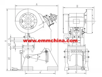 EMH23 Series C-frame High Performance Inclinable Presses