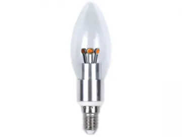 E14 LED Candle Light with Silver Base