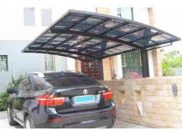 Outdoor Carport with Polycarbonate Roof