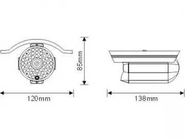 48 LED Waterproof IR Security Camera