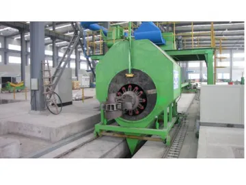 Shot Blasting Machine used for Steel Pipe Inner Wall