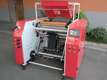 Fully Automatic Three Shaft Stretch Film Rewinding Machine