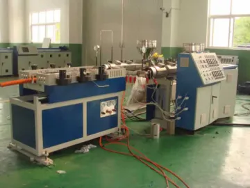 SBG63 HDPE/PP/PVC Double Wall Corrugated Pipe Extrusion Line