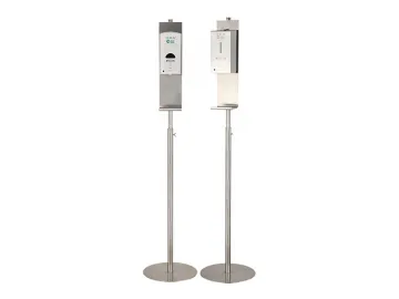 Floor Stand &amp; Drip Tray for Hand Sanitizer Dispenser