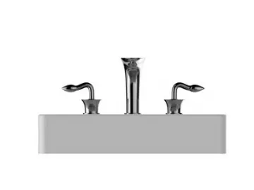 Dual Handle Thermostatic Basin Mixer Tap