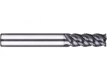 UN-S4  Solid Carbide Roughing End Mill - Square End - 4 Flutes