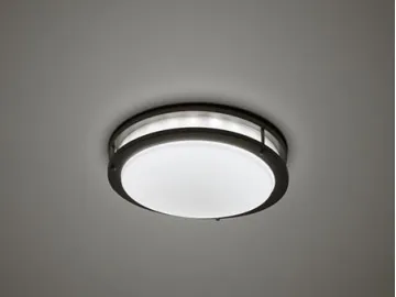 Brushed Aluminum Flush Mount LED Ceiling Light