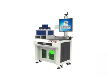 Single Head 8 Position Bulb Fiber Laser Marking Machine, MF20-L-A Bulb Marking