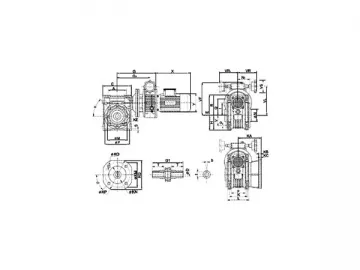 Stepless Worm Gearbox of Worm Reducer