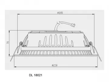 Portable LED Ceiling Light