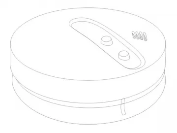 Wireless Photoelectric Smoke Detector (AC Power Supply)