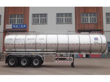 Aluminum Alloy Cooking Oil Tank Trailer