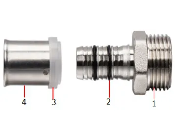 HS220 - Brass Press Fittings