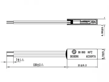 Thermal Protector, BR-B6D Series