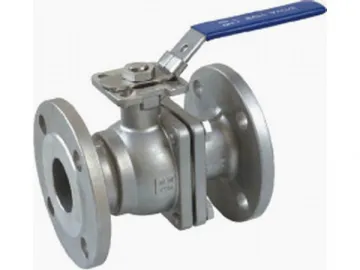 2 Piece Flanged End Ball Valve