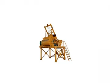 Twin Shaft Concrete Mixer