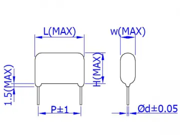 CBB22 Metallized Polypropylene Film Capacitor