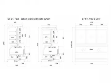 Wall Site Combi Freezer