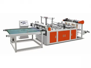 Double Channel Bottom Seal Plastic Die-Cut Bag Making Machine, XD-F450