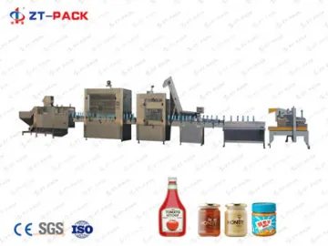 Sauce/ Paste/ Ketchup/Jam Bottle Filling Line