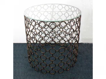 Mirrored Side Table