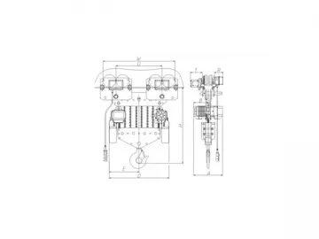 20-25 Ton Electric Chain Hoist