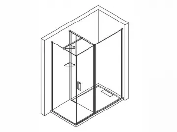 AG9119 Pivot Door Shower Enclosure