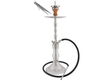 SS-B005 Stainless Steel Hookah, 79cm Complete Set Hookah