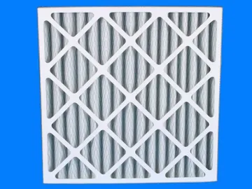 Cardboard Frame Pleated Panel Air Filter