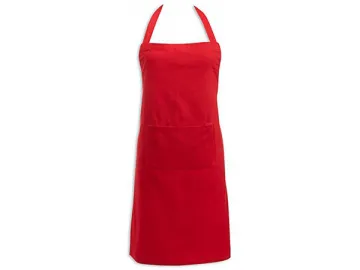 CBB5868-1 Red Cotton Kitchen Apron