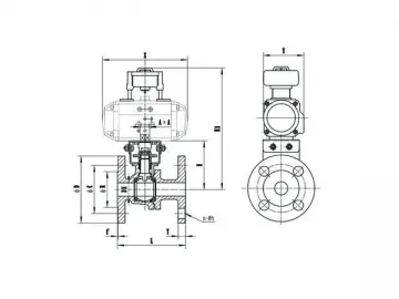 DIN Flanged Ball Valve