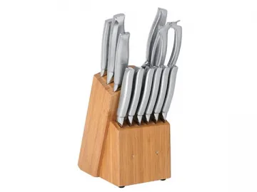 KB3 13-Piece Knife Set (11 Piece Stainless Steel Knives, Scissors, Knife Block)