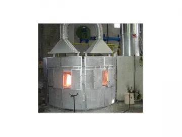 Crucible Electrothermal Glass Melting Furnace