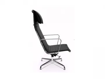 HG-G3 Ribbed Office Chair and Ottoman