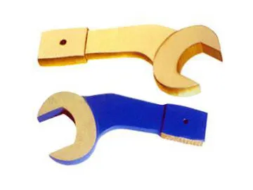 Non-sparking Bent Striking Open End Wrench