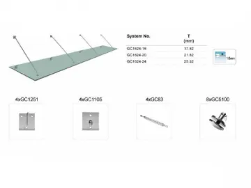 Square Glass Canopy